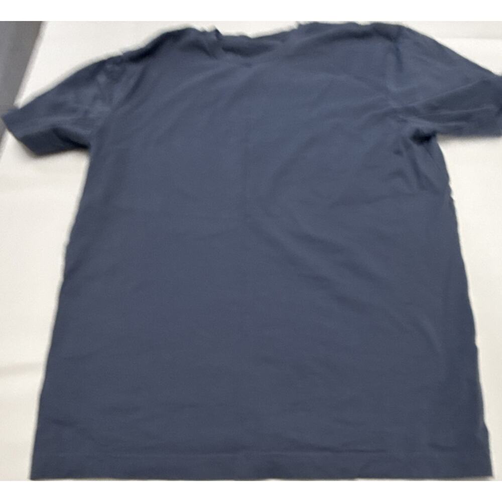 Goodthreads Men's Blue Solid Crew Neck Short Sleeve T-Shirt, Size M